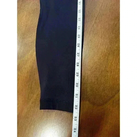 Velocity Womens High Waist Tummy Control Capri Legging Size Black Small (0154) - Picture 6 of 12